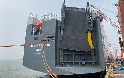 Double Milestones! CSSC Huahai and China Merchants Set Sail on a New Ro-Ro Voyage